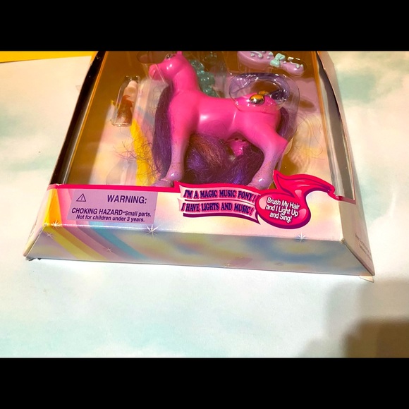 MAGIC TOUCH PONY VINTAGE 90s ANTONIA PONY MANE LIGHTS UP BLINKS, PLAYS MUSIC - Picture 12 of 14